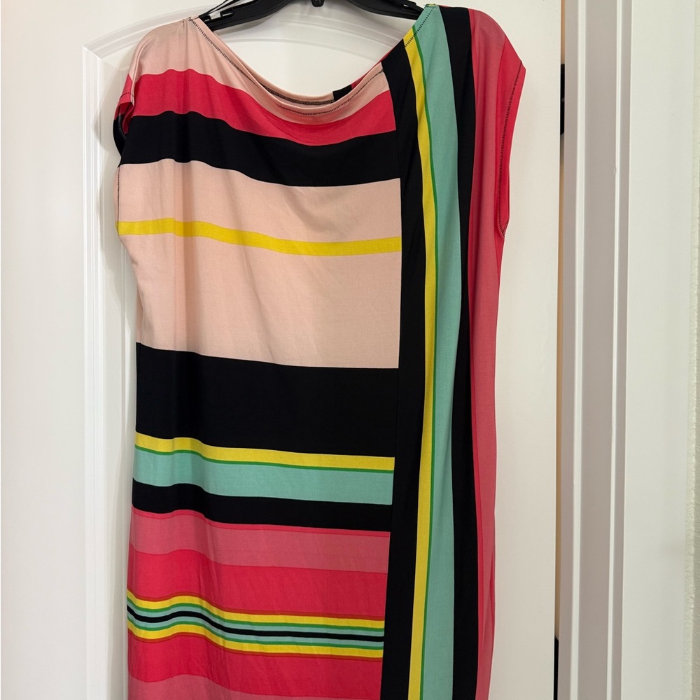 Multicolor Striped Women's Dress